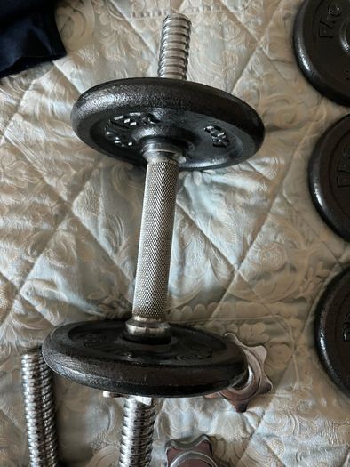 Pro power dumbbells