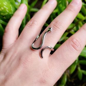 New Classic Silver Snake Ring