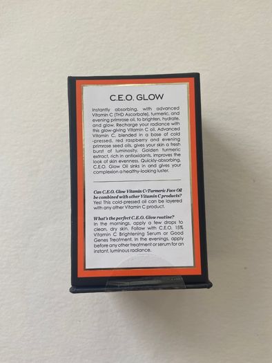 Sunday Riley Ceo glow vitamin c turmeric face oil 15 ml