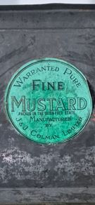 antique colman tin
