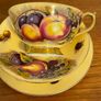 aynsley orchard gold tea trio Image 2
