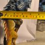 handmade iguana on natural wood log Image 4