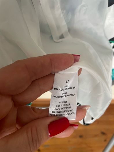 Isabella amazing women's blazer white with flowers size 12 Uk