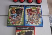PS2 Four  Wireless Buzzer Controllers/Games