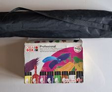 Portable Easel and Paint