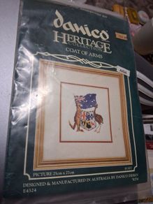 coat of arms cross stitch