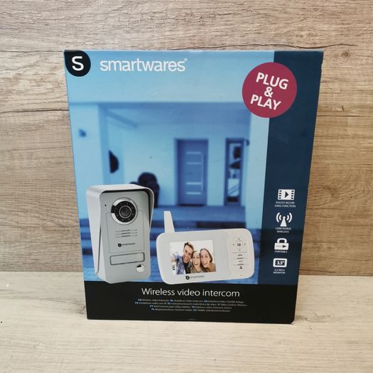Smartwares VD38W Wireless Video Door Phone with Night Vision Function and Image Capture