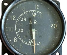 Extremely Rare WWII RAF Air Ministry Airspeed Indicator Early Spitfire 6A/583 (MPH Dial)