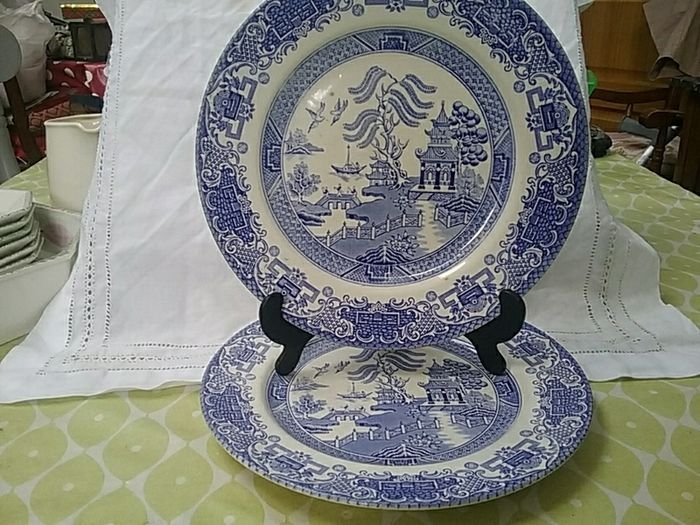 Blue Willow Dinner Plates
