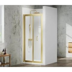 Merlyn mbox resses bifold shower doors brushed brass see below for prices