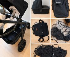 (Price drop) UPPAbaby Vista V2 Jake (Black), 2022, with Bassinet, Toddler Seat and Extras, Dublin
