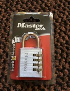 Master Lock 7640D combination padlock