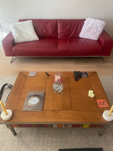 Roche Bobois Leather Sofa