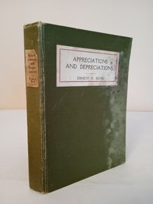 Appreciations and Depreciations: Irish Literary Studies by Ernest  A. Boyd (HQ288)
