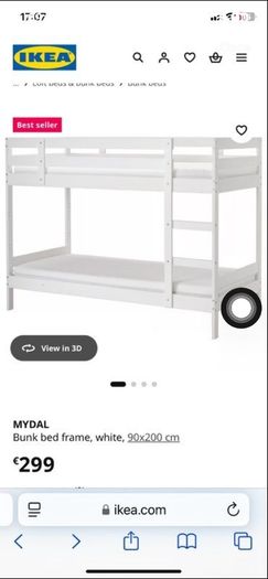 ikea mydal bunk beds