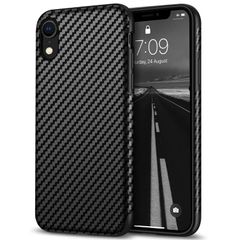 Carbon Style Case for Apple iPhone XR ShockProof Back Cover