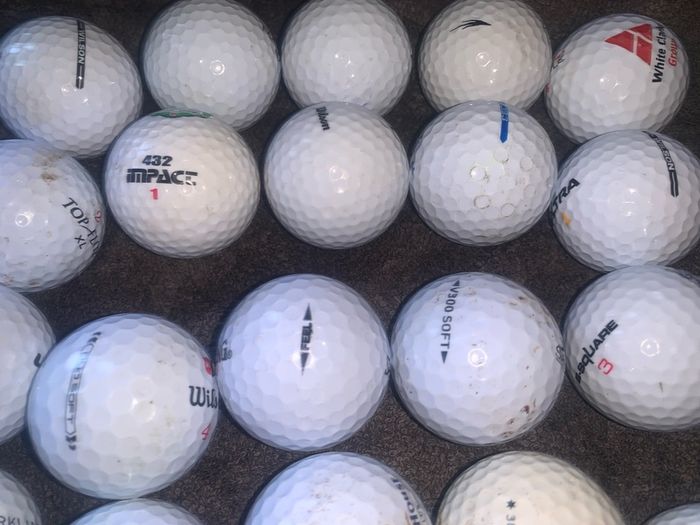 20 Mixed White golf balls