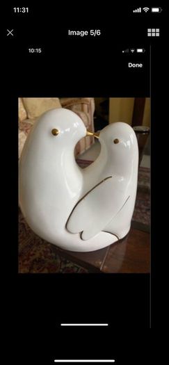 Ceramic Lovebirds
