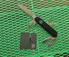 Vintage Elinox Victorinox Standard Discontinued Model Collectable 91mm Swiss Army Knife with Display Stand