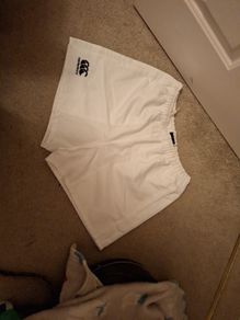Canterbury rugby white shorts adult large