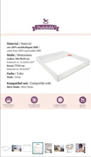 Changing Table Top For Sale in Swords, Dublin from Bos123