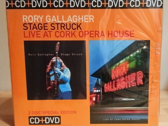 Rory Gallagher Stage Struck CD and Live At The Cork Opera House DVD
