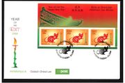 2008 Ireland Chinese New Year Year of the Rat Commemorative Stamps Miniature Sheet An Post First Day Cover (FDC)