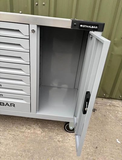 41" 7 Drawer Tool Box - Fully Loaded With Tools + Side Cabinet