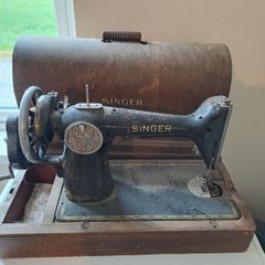 Antique Singer Sewing machine x 2