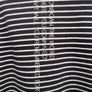 long sleeve men nautical stripe black with white medium New in Town brand European Image 8