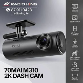 70mai M310 2K Dash Cam