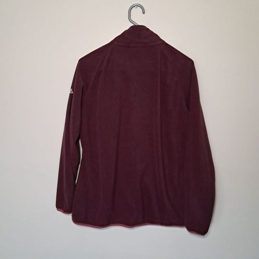 Craghoppers ladies fleece Size 18 ptp 25" Burgundy 3 zip pockets in excellent condition