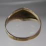 Antique Victorian 9ct Gold Turquoise & Seed Pearl Cluster Ring Fully Hallmarked Image 3