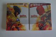 Deadpool And Wolverine 4K &amp; Blu Ray Limited Edition Steelbooks - Both Variants