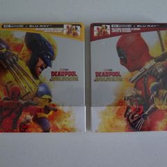 Deadpool And Wolverine 4K & Blu Ray Limited Edition Steelbooks - Both Variants