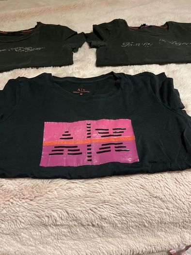 tommy and Armani t-shirts