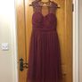 Dress almost new. Little Mistress. Wine Red colour. Image 6