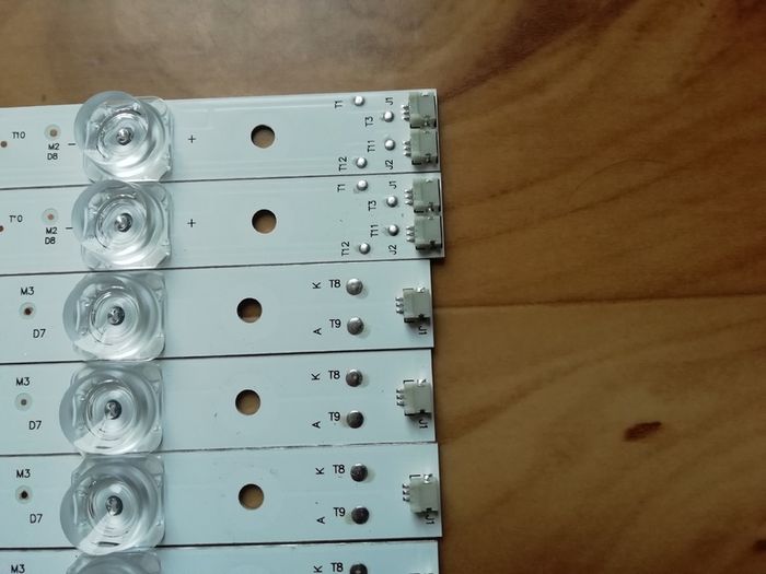 New 14 Pcs/set Led Backlight Strip For Polaroid Mhdv5533-u4 Jvc Lt-55c550 Led55d08b-zc14cg-02 Led55d07a-zc14cg-02 30355008225