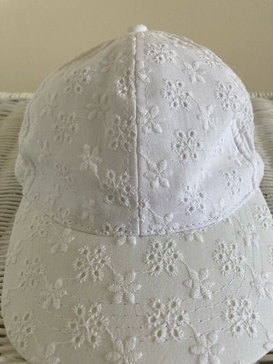Primark White Bow Cap, One Size
