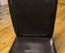 solid wood table and chairs