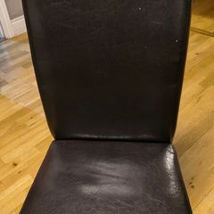 solid wood table and chairs