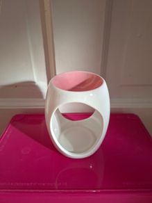 Ceramic wax melt burner