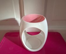 Ceramic wax melt burner