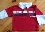 Rugby style Top Age 12-18 months