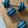 2x 10.5kg dumbbells Image 3