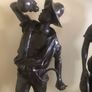 Antique Solid Bronze Figures Image 2