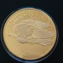 24K Gold Layered Giant (110 grams) Commemorative Replica 2012 of Gold Double Eagle 1933 Image 5