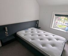 Beds 100 each for frame,side table, headboard