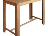 Bar Table Solid Acacia Wood 120x60x105 cm