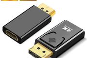 4K DisplayPort to HDMI-Compatible Adapter DP Male to Female HD TV HDMI-Compatible Video Audio Cable for PC TV Laptop